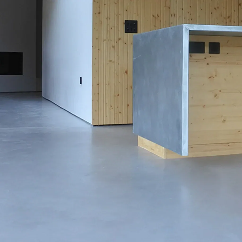 Microcement keukenvloer slijtvast robuust