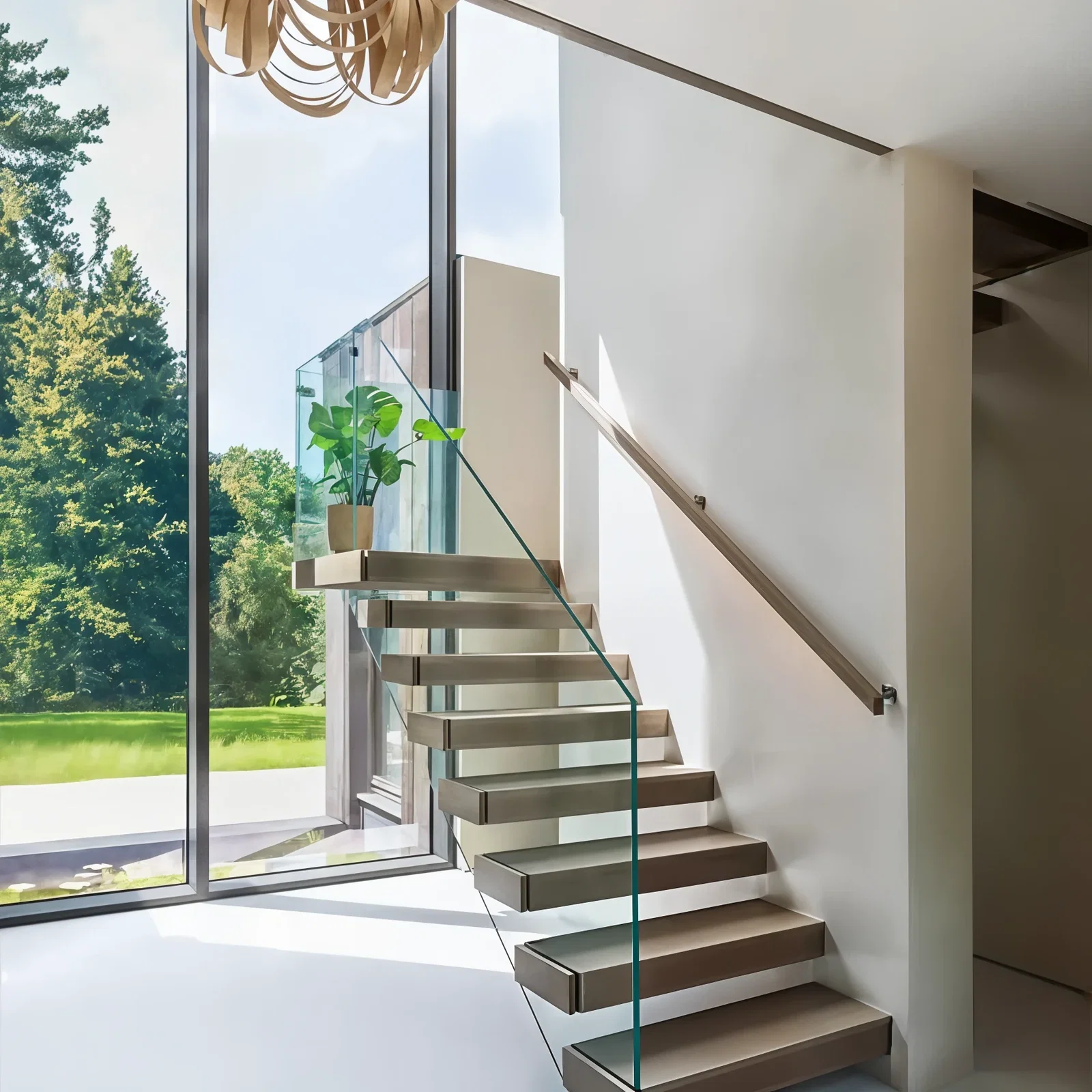 Microcement over tegels trap renovatie voegvrij