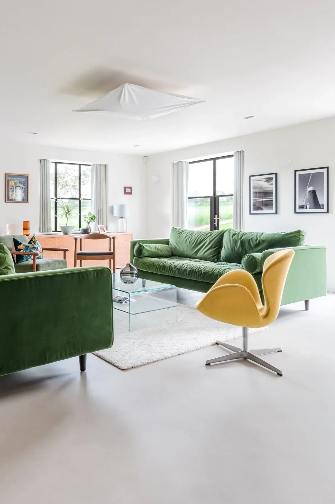 Microcement woonkamer vloer
