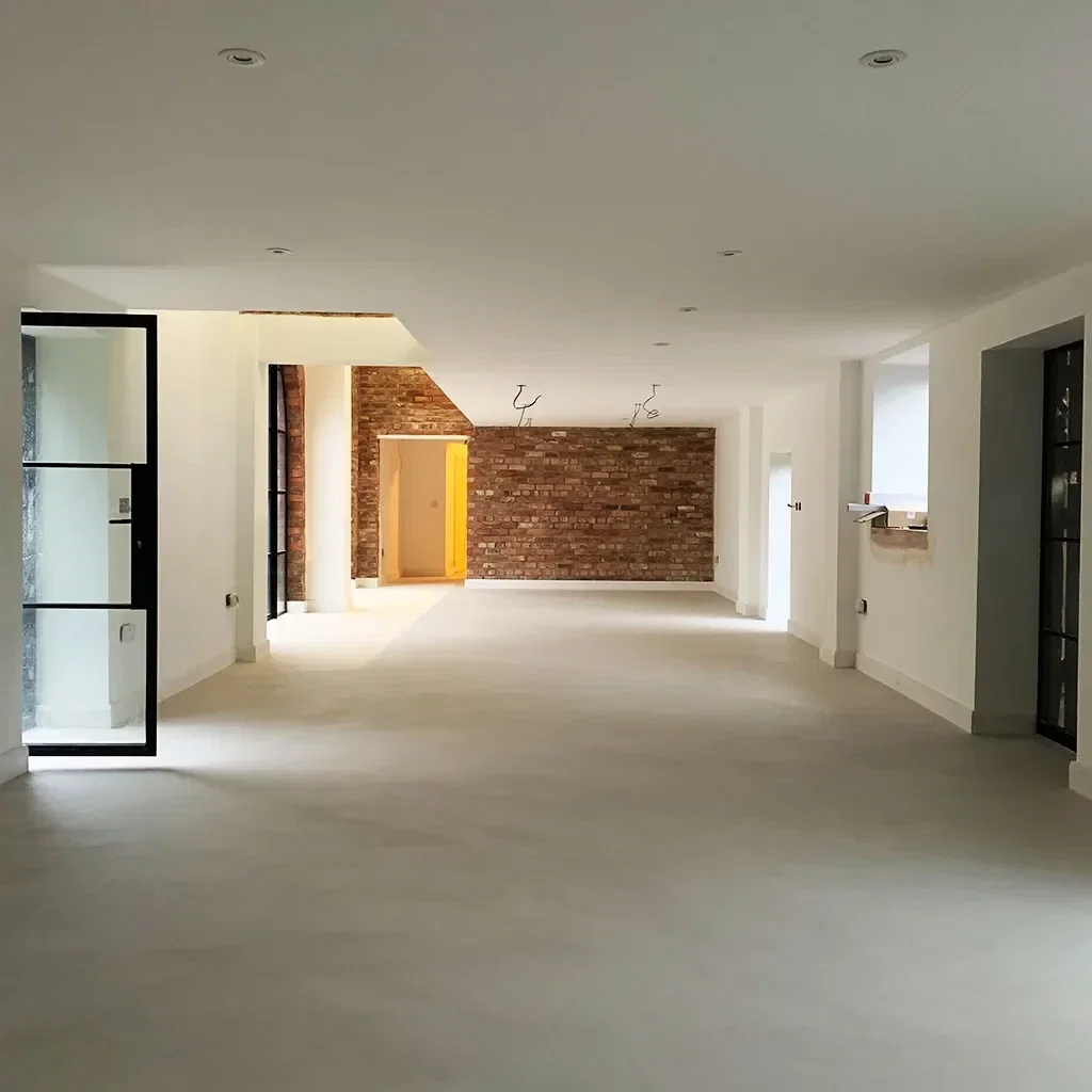 Lavasteen gietvloer keuken Utrecht