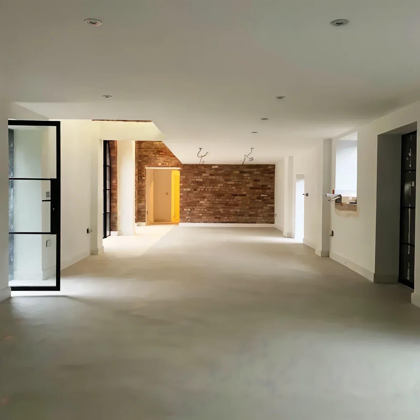 Microcement vloer Amsterdam woonkamer